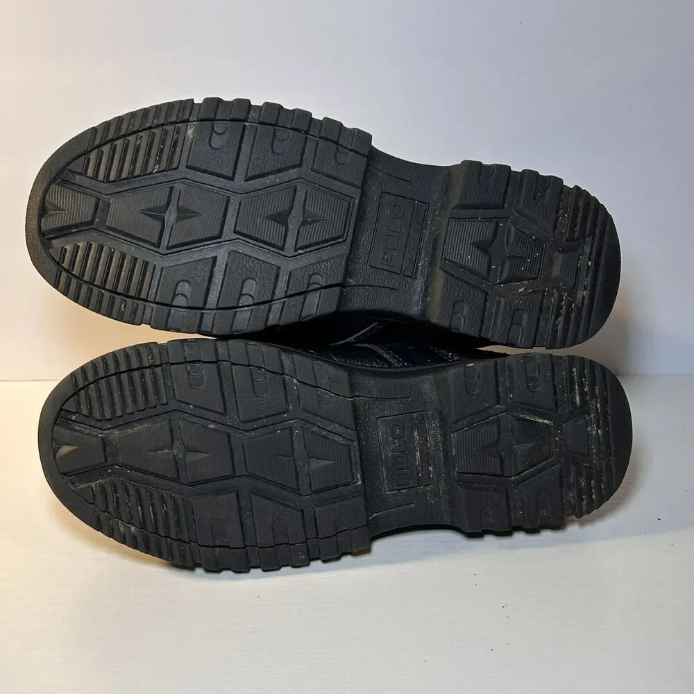 Polo Ralph Lauren Duck Boots Country Mid Zip II Black Boys 4.5 990757